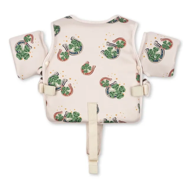 Gilet de natation avec brassards Wish Me Luck | Ecru