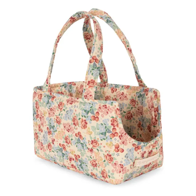 Peluche de cachorro con cesta