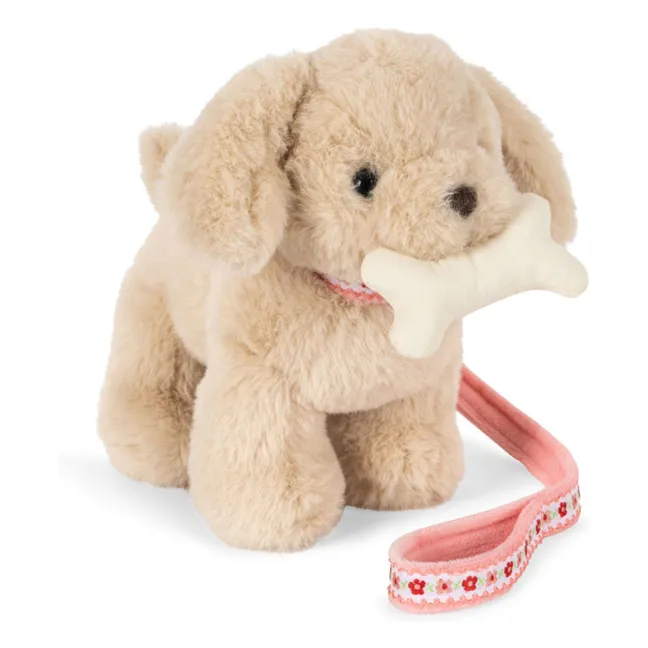 Puppy plush with basket