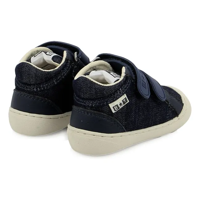 Sneakers Denim Smoothie Easy Double Scratch | Blu notte