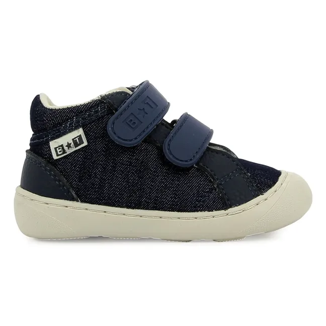 Sneakers Denim Smoothie Easy Double Scratch | Blu notte
