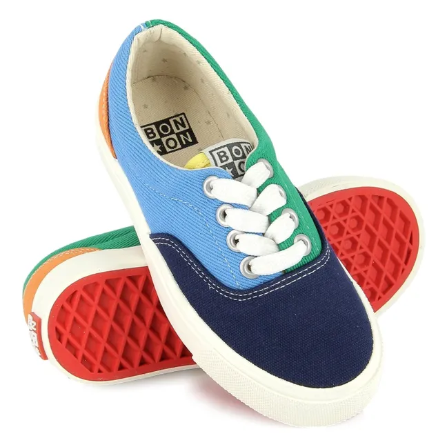 Zapatillas Skate con cordones elásticos | Azul Marino