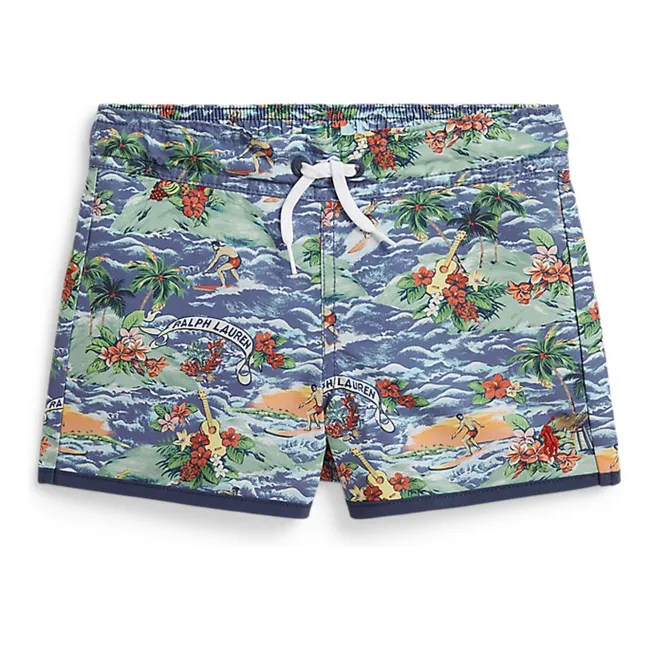 Short de Bain Surf Fibres Recyclées | Bleu