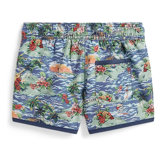 Short de Bain Surf Fibres Recyclées | Bleu