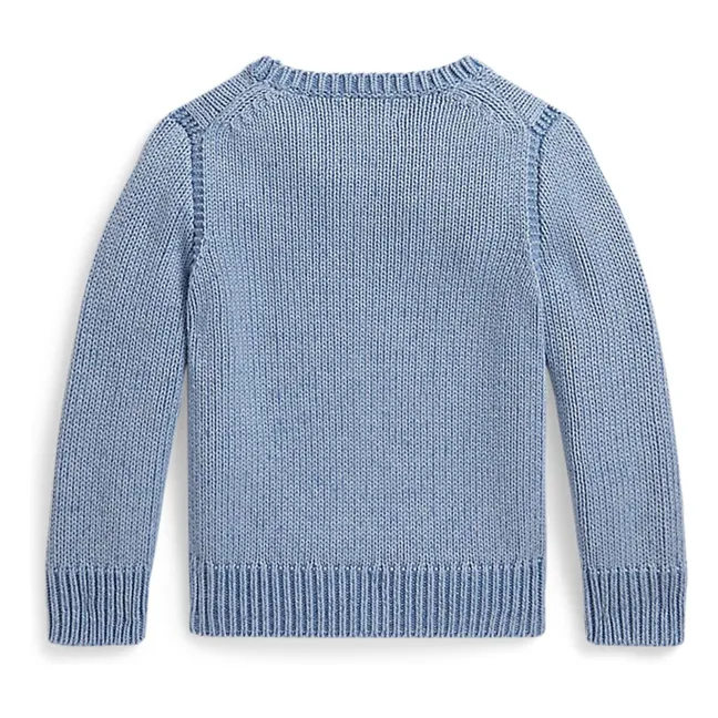 Pull Drapeau Américain | Bleu Clair