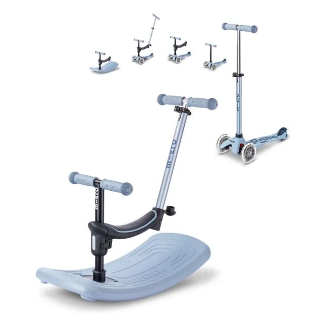 Trottinette évolutive Rock&Go LED | Bleu Clair