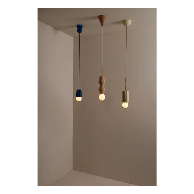 Suspension en céramique Stucco 2 | Marron