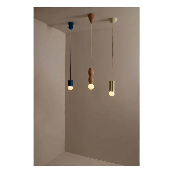 Stucco 2 ceramic pendant | Brown- Product image n°3