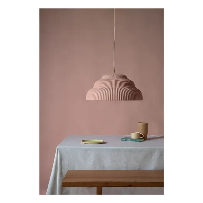Kaskad ceramic suspension lamp | Rust