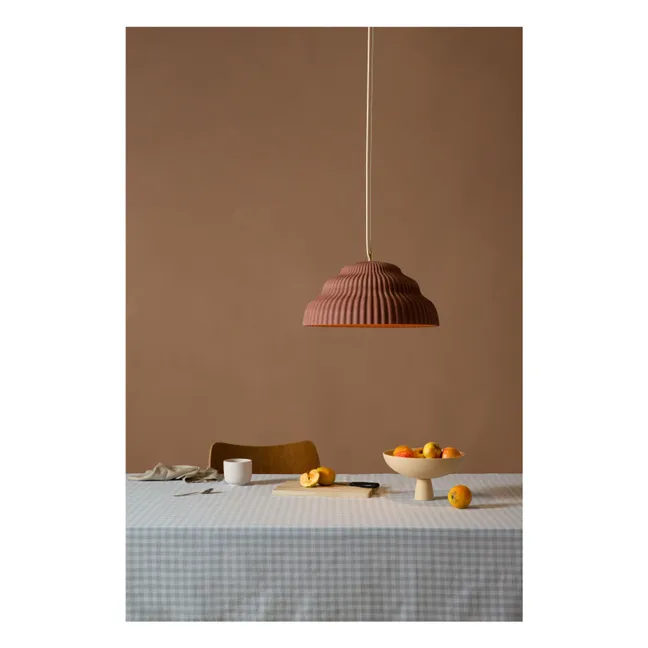 Kaskad ceramic suspension lamp | Rust
