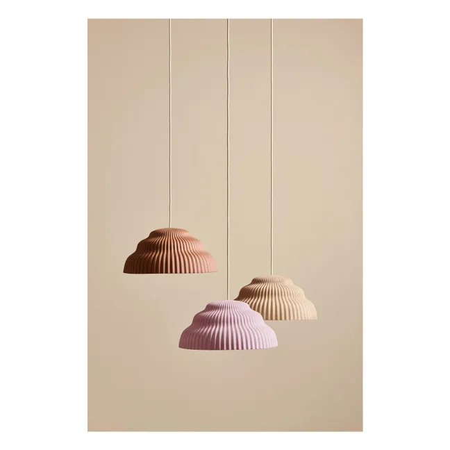 Suspension en céramique Kaskad | Beige