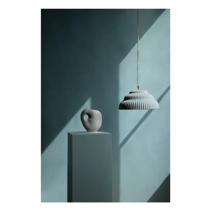 Kaskad ceramic suspension lamp | Light Blue- Product image n°2