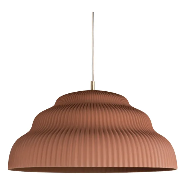 Kaskad ceramic suspension lamp | Rust