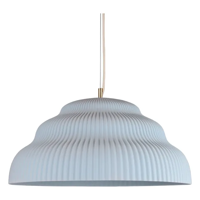 Kaskad ceramic suspension lamp | Light Blue