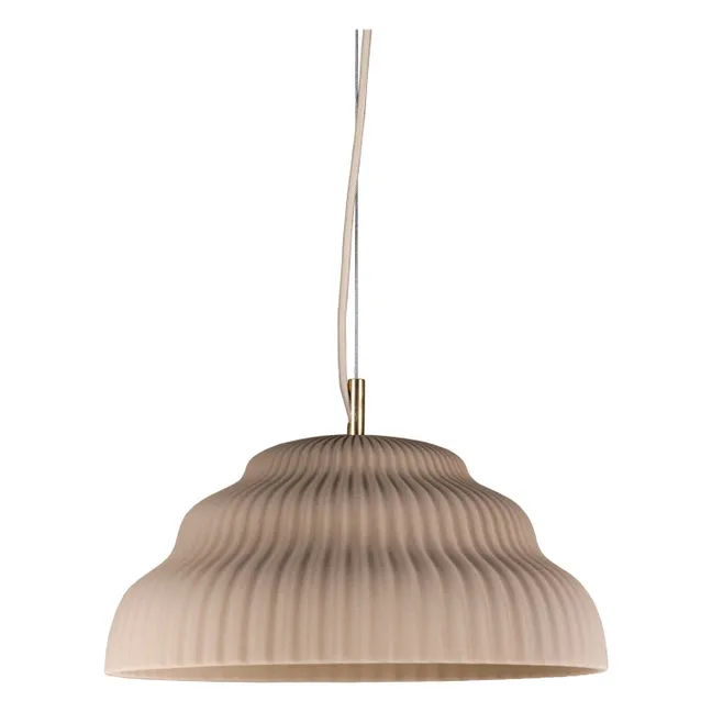 Kaskad ceramic suspension lamp | Beige