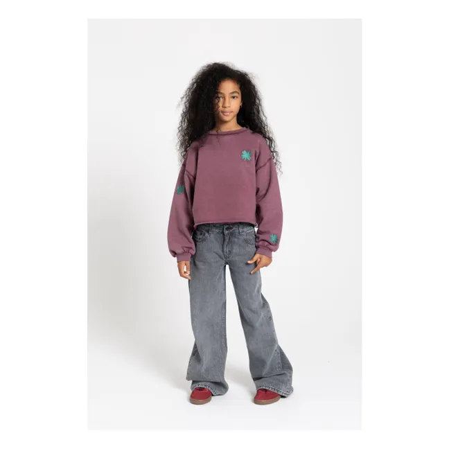 Jean Large April | Denim gris