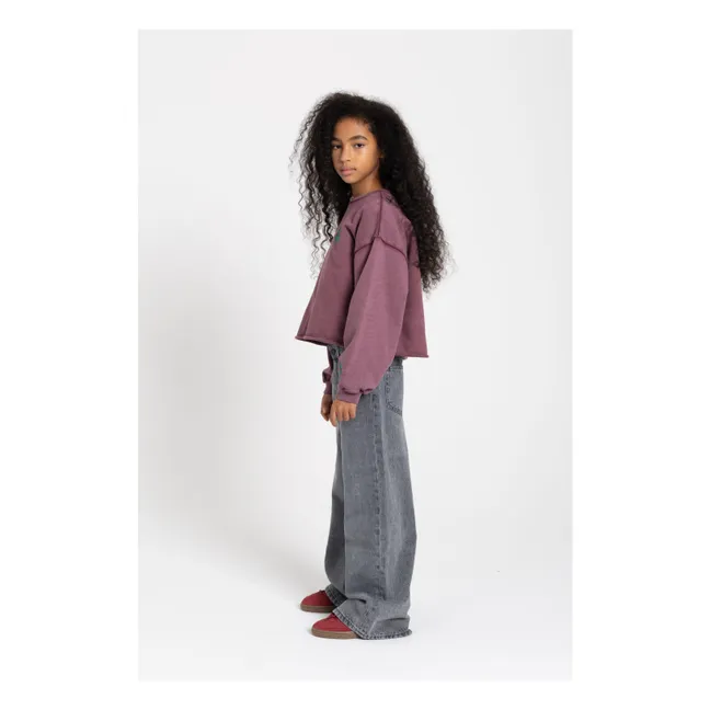 Jean Large April | Denim gris