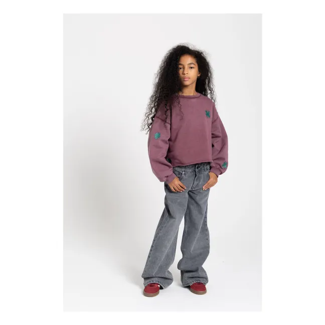 Jean Large April | Denim gris