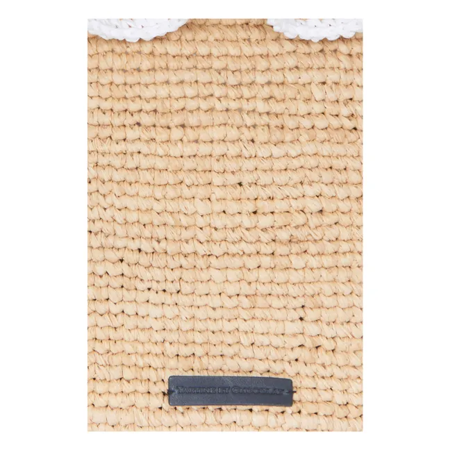 Basket Raffia ruffles | Natural
