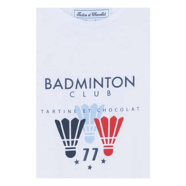 T-shirt Badminton Club | Blanc