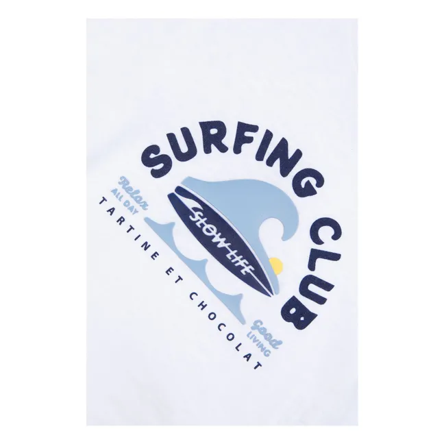 Surfing Club Bébé T-shirt | White