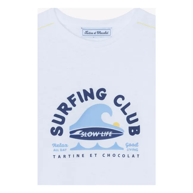 T-shirt Surfing Club | Blanc