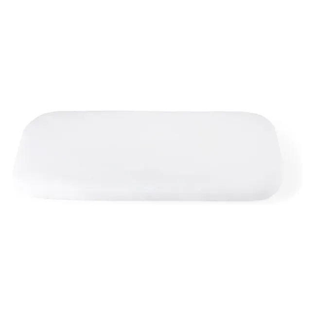 Fitted sheet for cot | White
