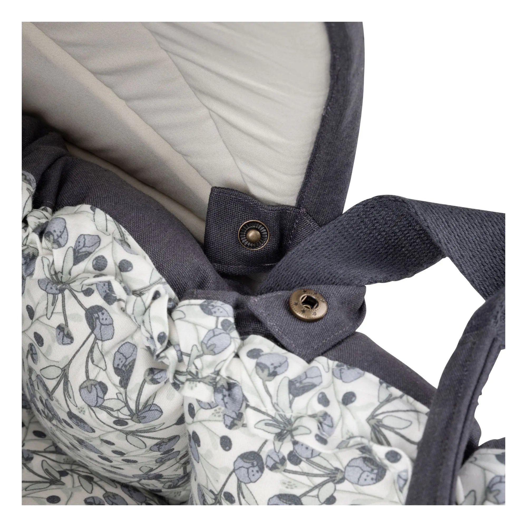 Capote pour couffin bébé 3 en 1 | Bleu- Image produit n°7
