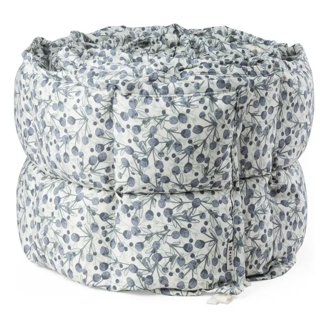 Grand tour de lit Olive | Bleu