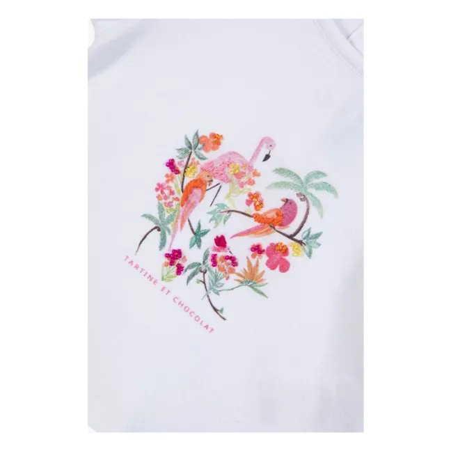 Camiseta Tropique | Blanco