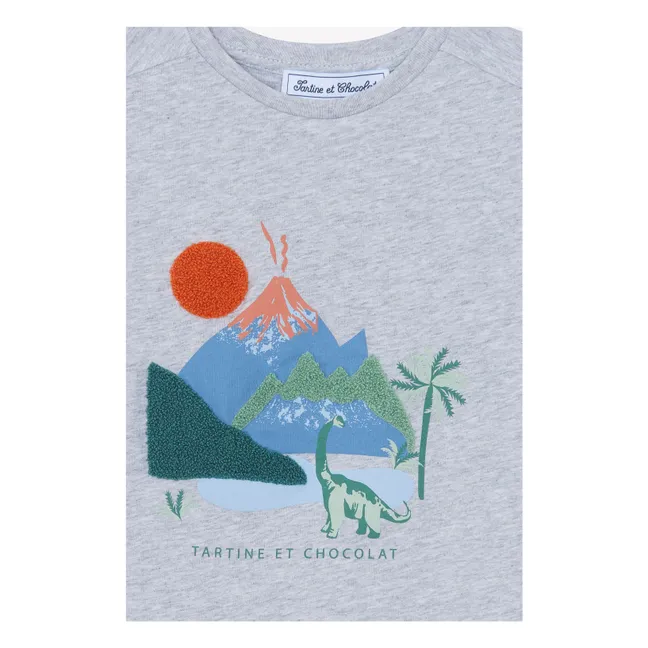 Camiseta Volcán Moteado | Gris