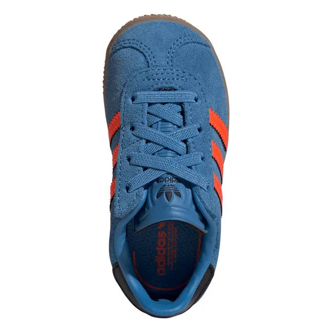 Baskets Gazelle Lacets Elastiqués | Bleu