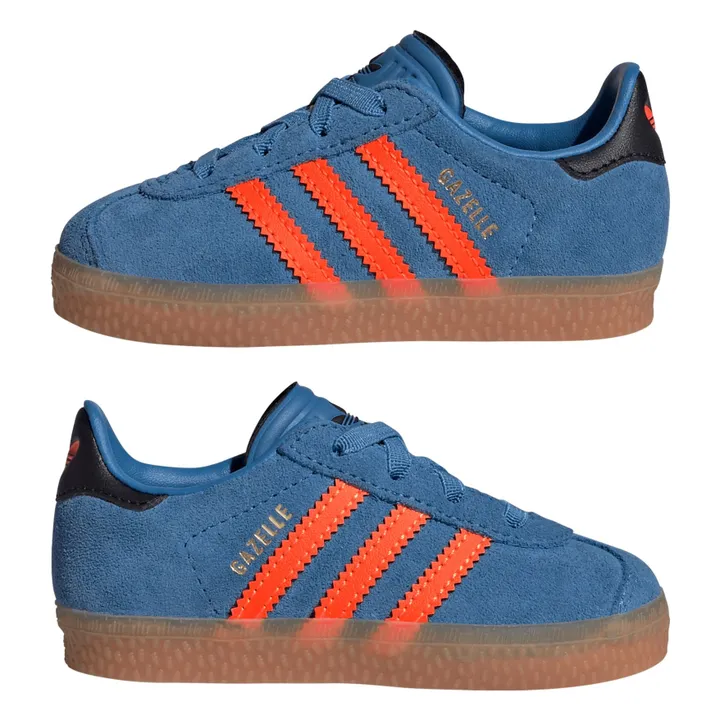 Baskets Gazelle Lacets Elastiqués | Bleu- Image produit n°5
