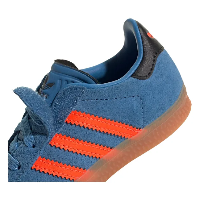 Baskets Gazelle Lacets Elastiqués | Bleu