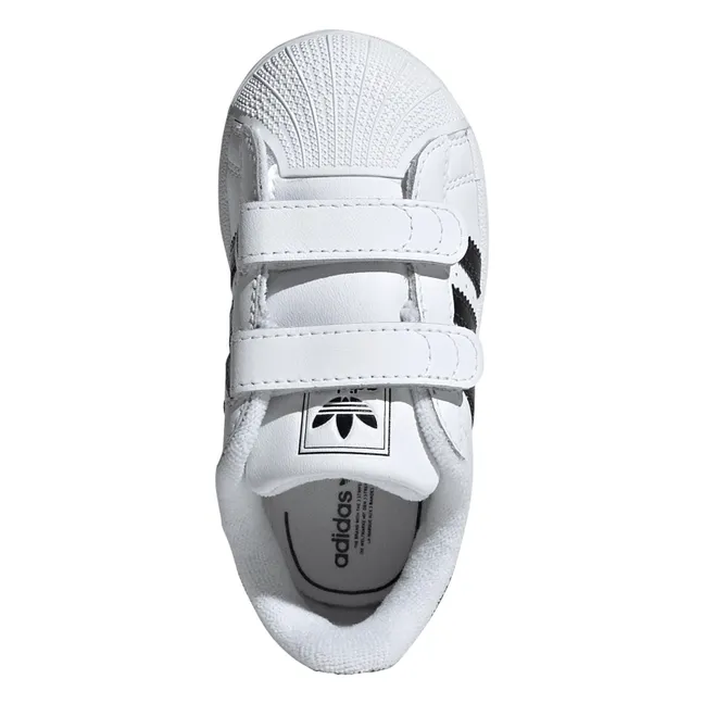 Baskets Superstar II Scratchs | Blanc