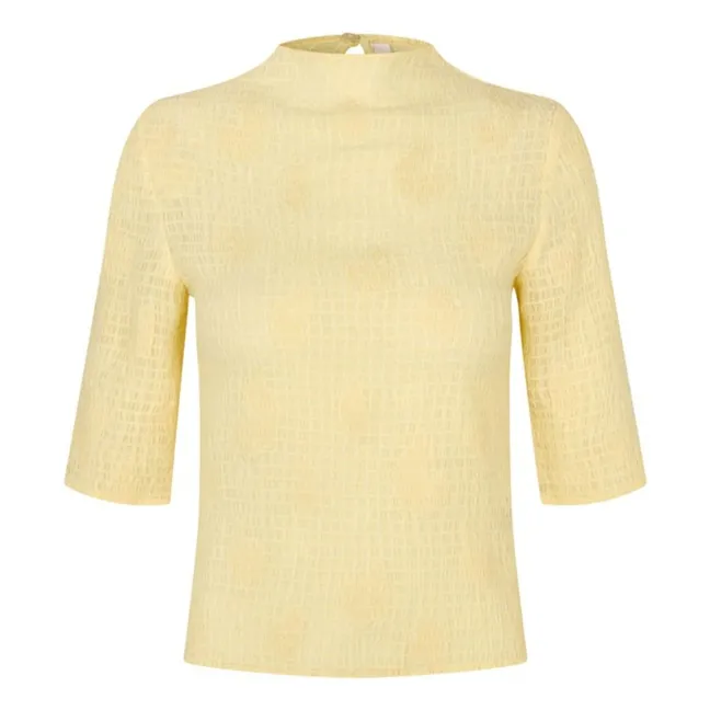 Top Safrida Coton | Vert anis