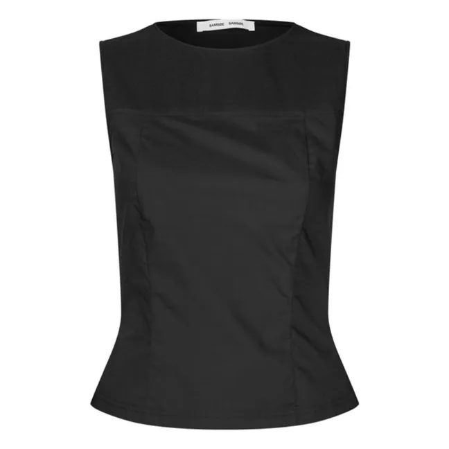Sathea Organic Cotton Top | Black