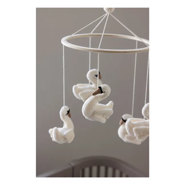 Cisnes móviles | Blanco