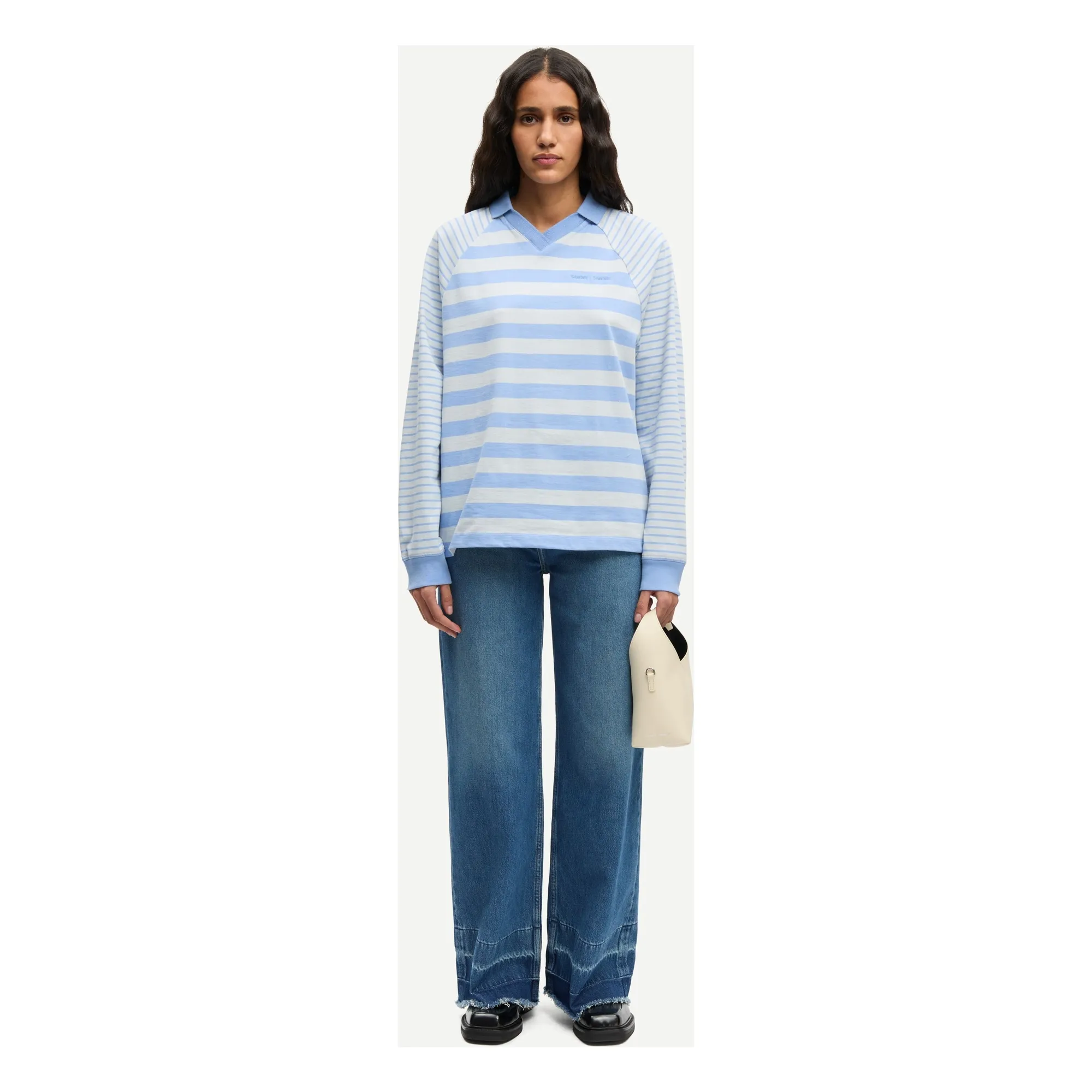 Jean Sarebecca Coton Bio | Bleu- Image produit n°1