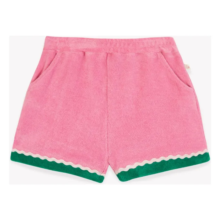 Pantalones cortos de rizo Livi | Rosa Bombón- Imagen del producto n°5