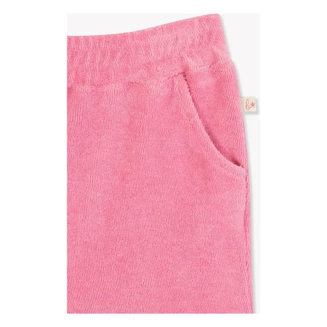Pantalones cortos de rizo Livi | Rosa Bombón