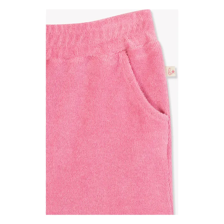Pantalones cortos de rizo Livi | Rosa Bombón- Imagen del producto n°4