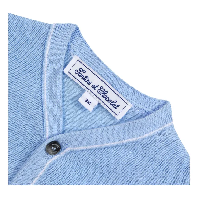 Cardigan Pockets | Light blue