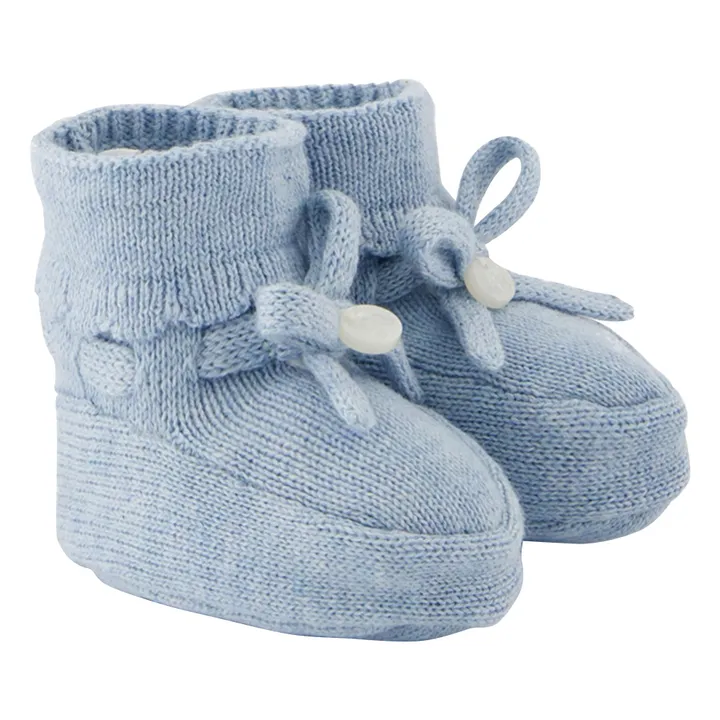 Chaussons Nœuds Chinés | Bleu- Image produit n°0