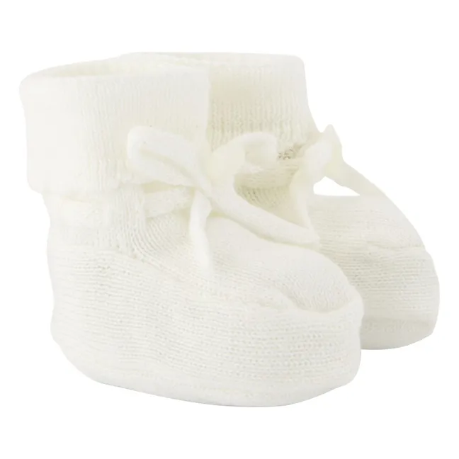 Knotted Slippers | Ecru