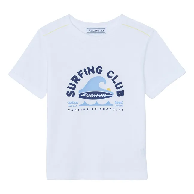 T-shirt Surfing Club | Blanc
