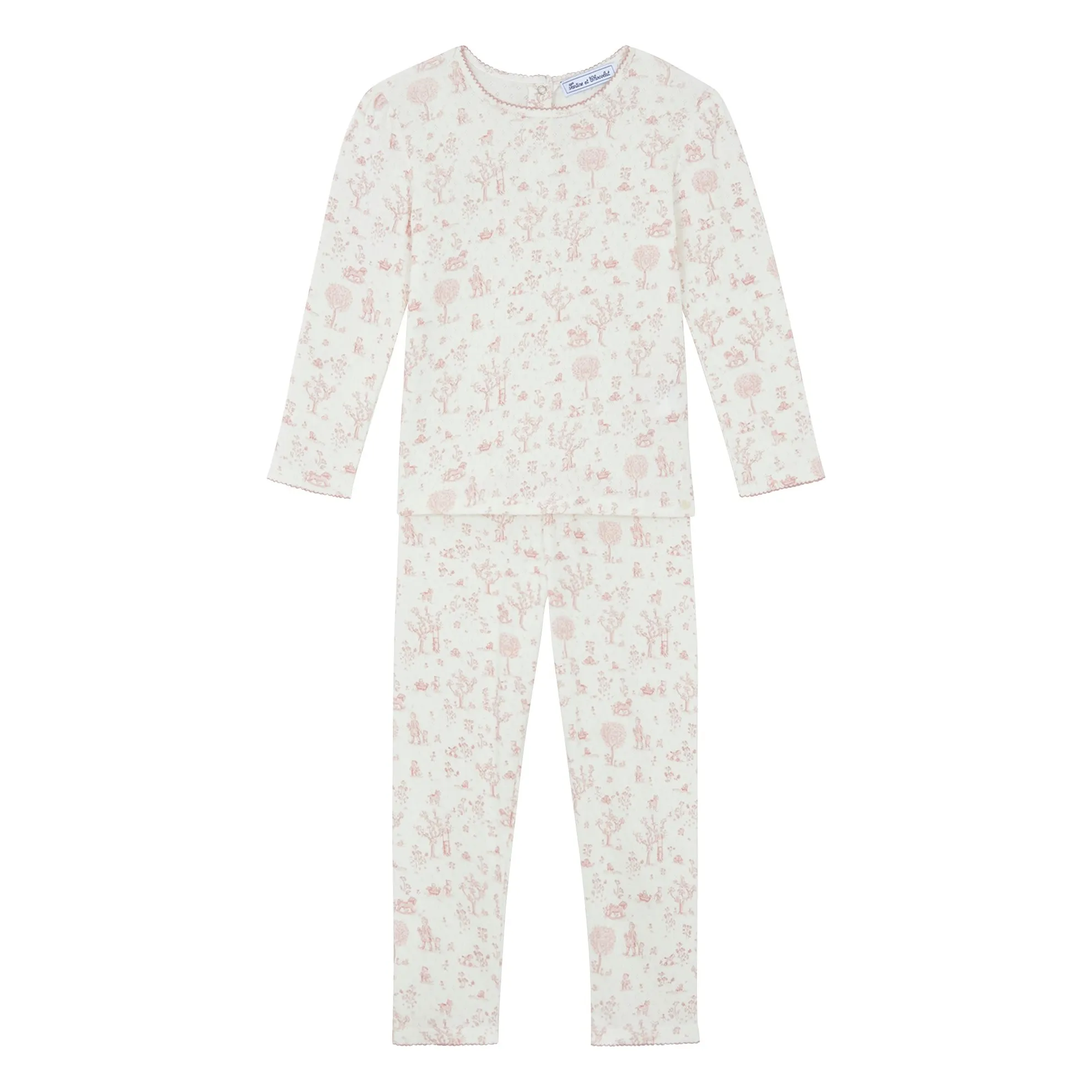 Pyjama Forêt | Vieux Rose- Image produit n°0