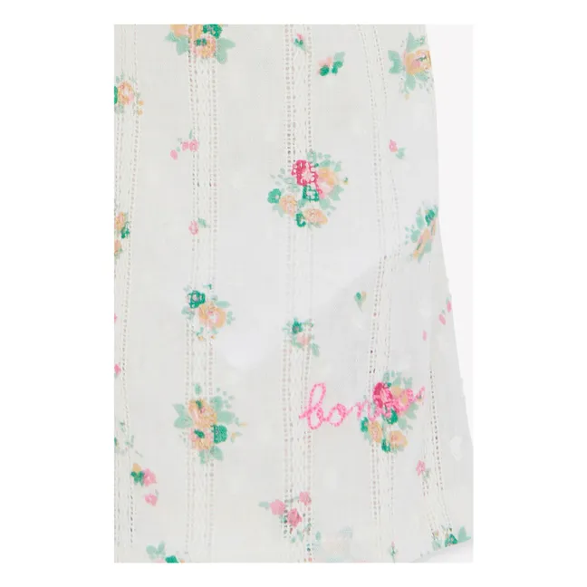 Chemise Col Claudine Lorelei Bouquets | Crème