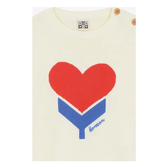 Jersey Misty Flow Heart | Crudo