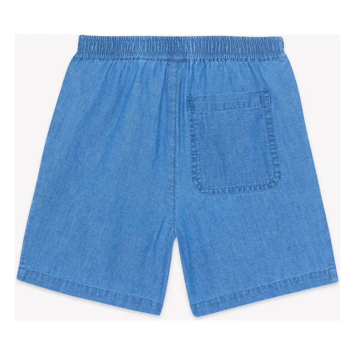 Short Naples Chambray | Bleu jean- Image produit n°1
